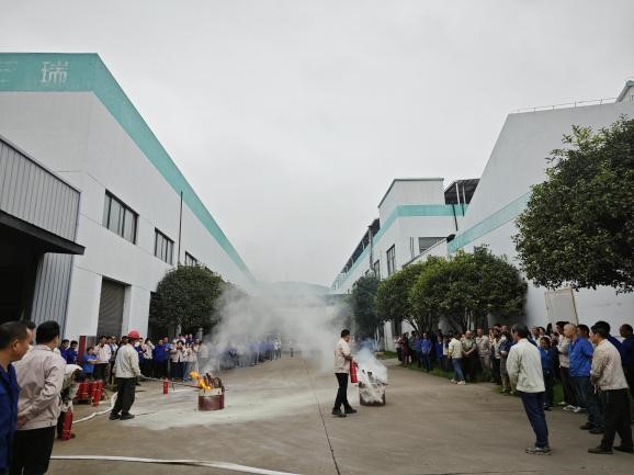 三瑞集团年度消防演练培训